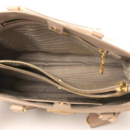 Prada Saffiano Lux Small Tote Sabbia 5 of 13