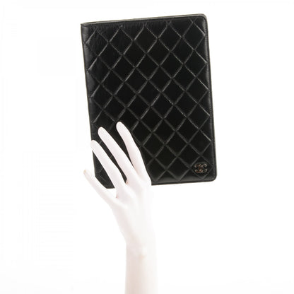 Chanel Lambskin Quilted Large Agenda Cover Black 2 of 8