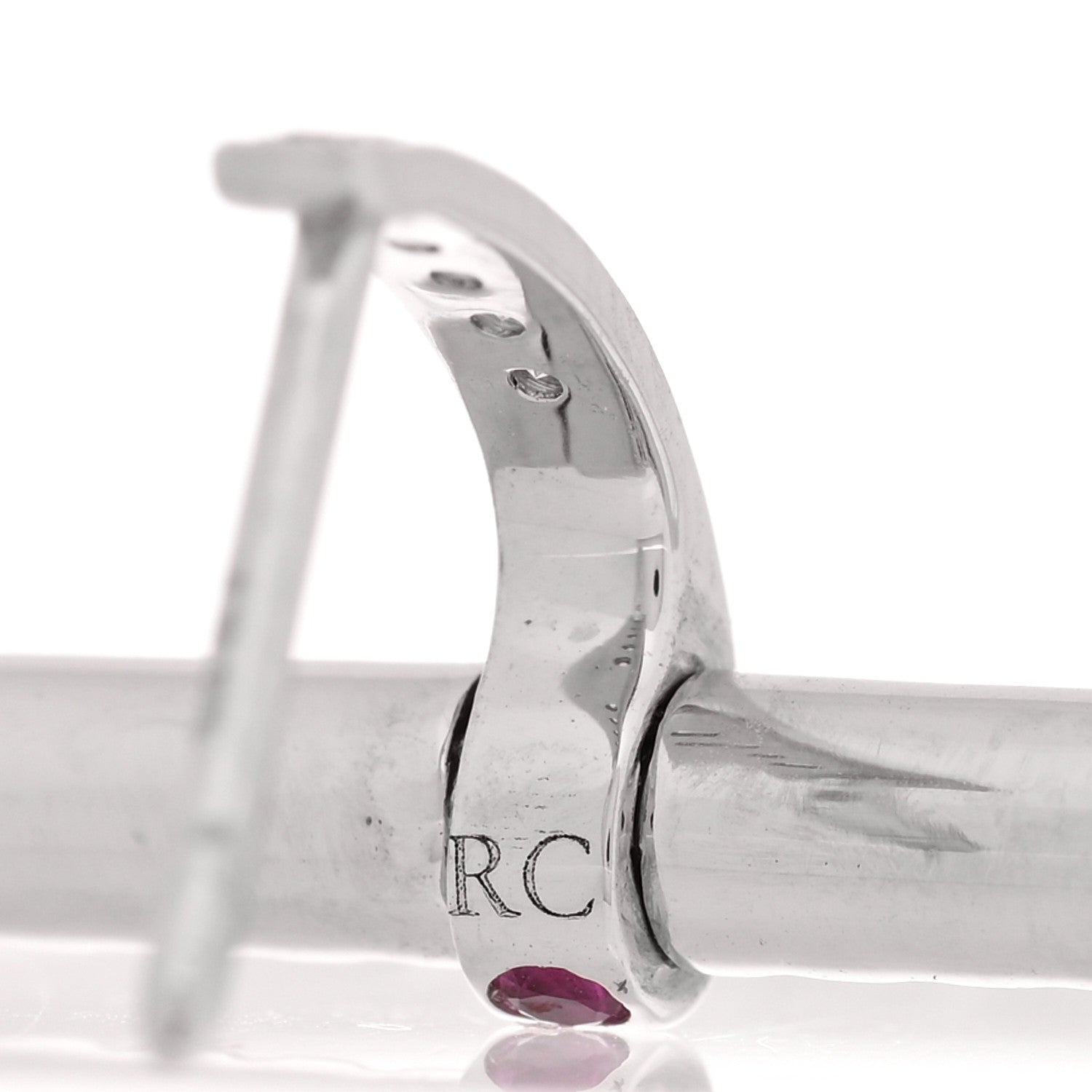 Roberto Coin 18K White Gold Diamond Classica Parisienne Round Drop Earrings 4 of 4