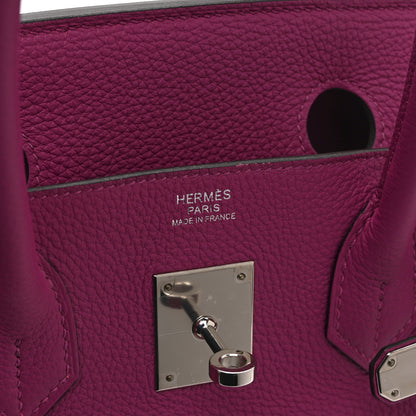 Hermes Togo Birkin 30 Rose Pourpre 6 of 10