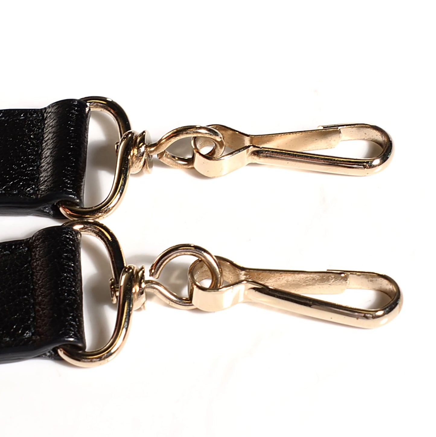 Chevre Gold Metallic Edge Hardware City Black
