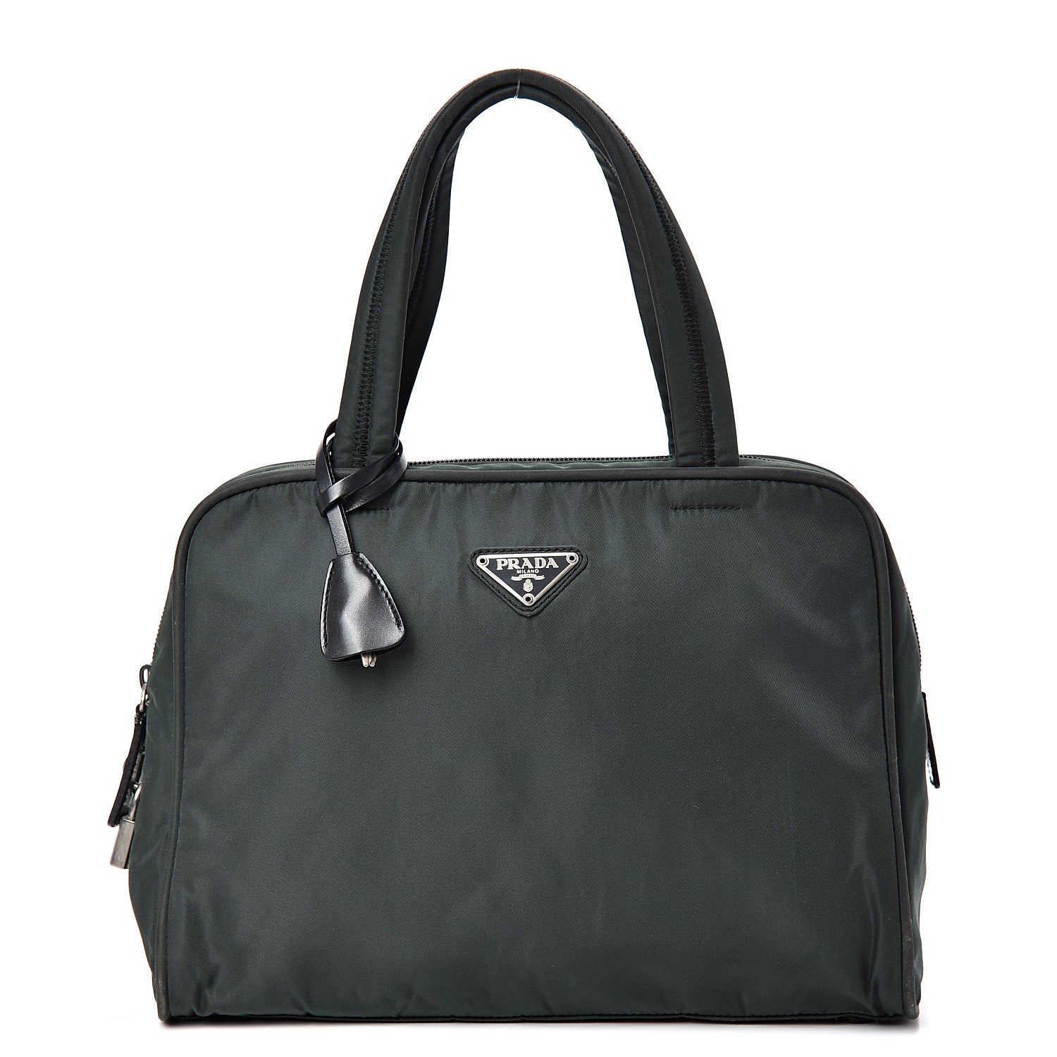 Prada Tessuto Nylon Top Handle Bag Black 1 of 13