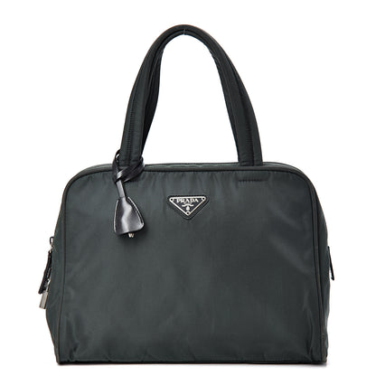 Prada Tessuto Nylon Top Handle Bag Black 1 of 13