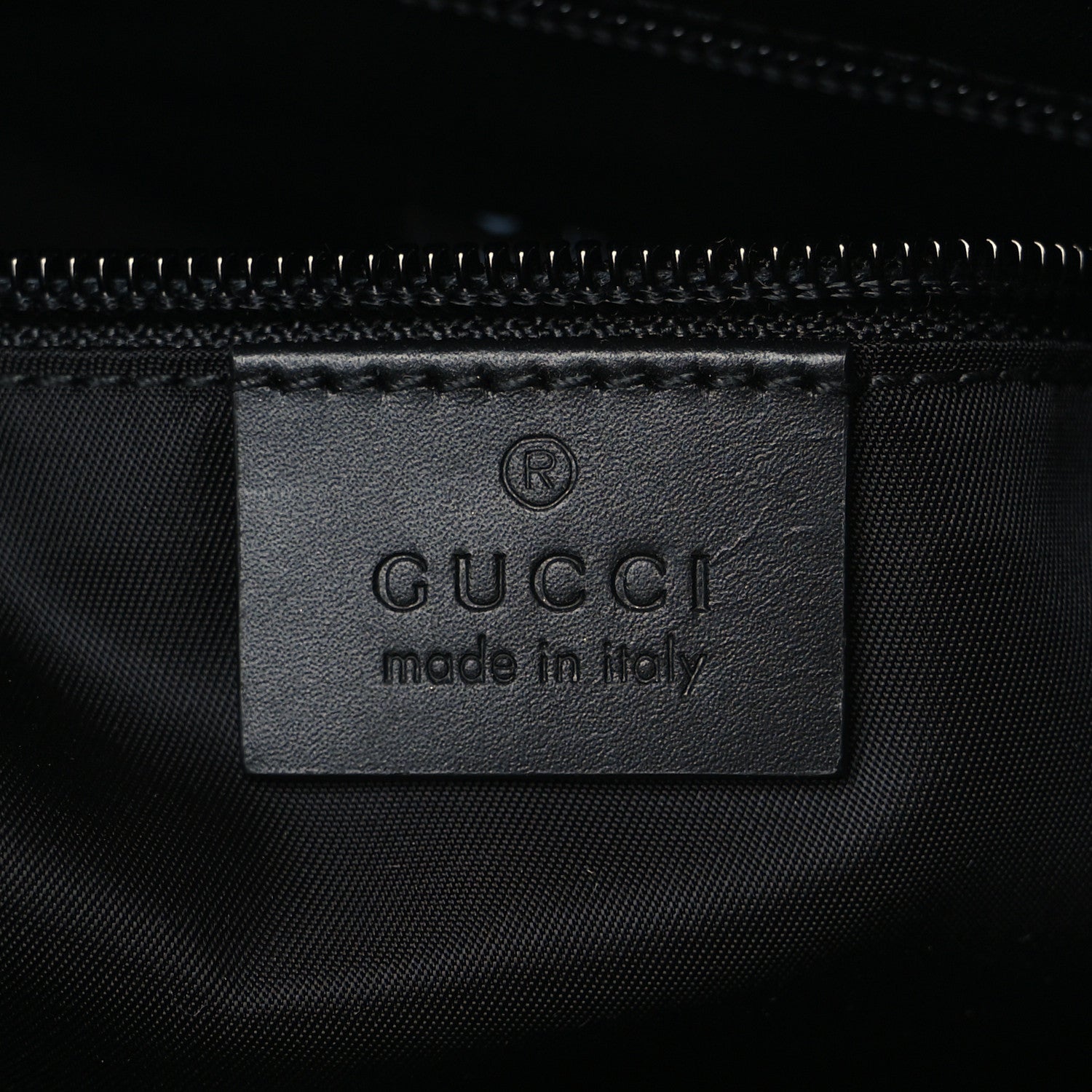 Gucci GG Supreme Monogram Web Messenger Bag Black 5 of 10