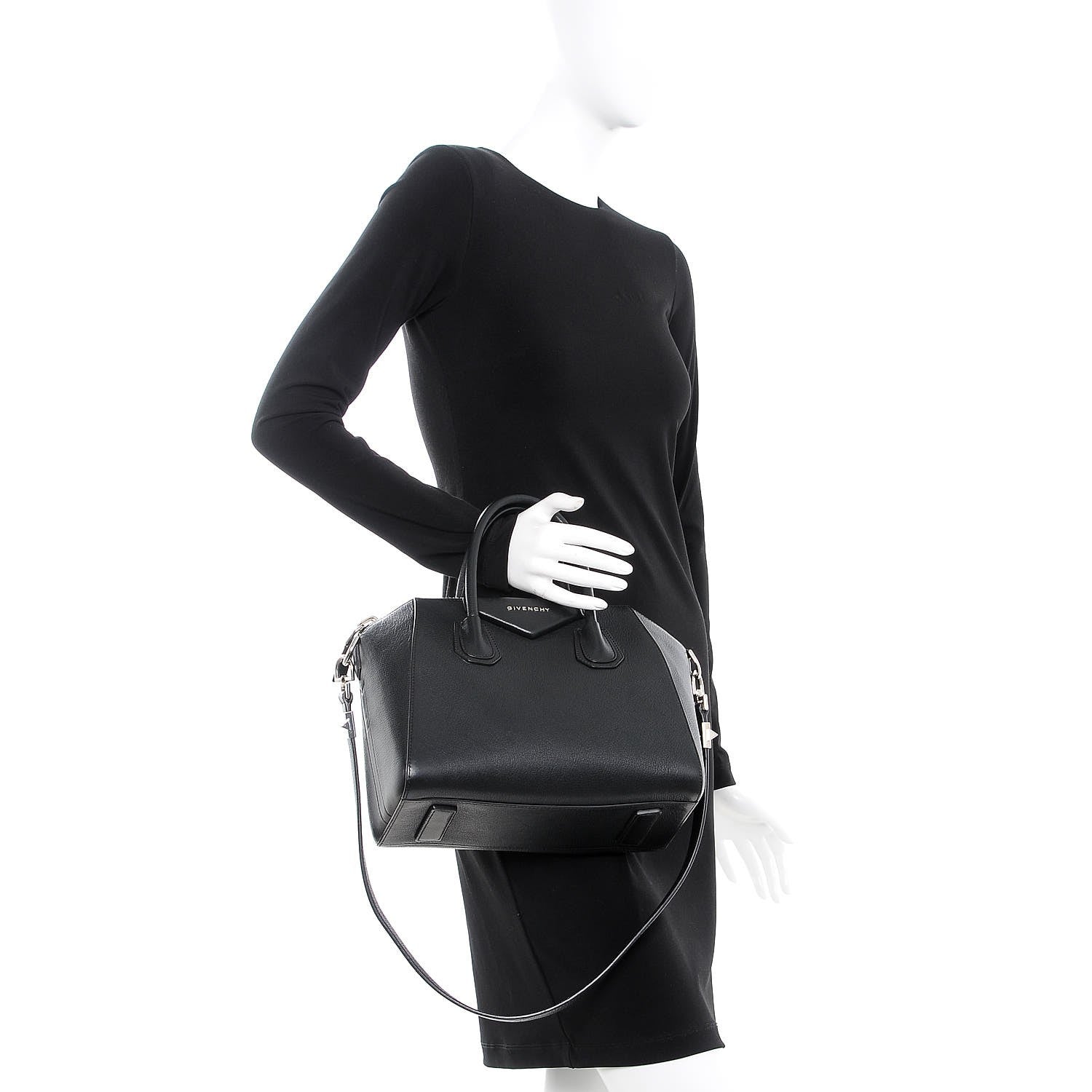 Givenchy Sugar Goatskin Small Antigona Black 3 of 10
