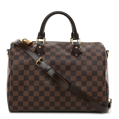 Louis Vuitton Damier Ebene Speedy Bandouliere 30 1 of 12