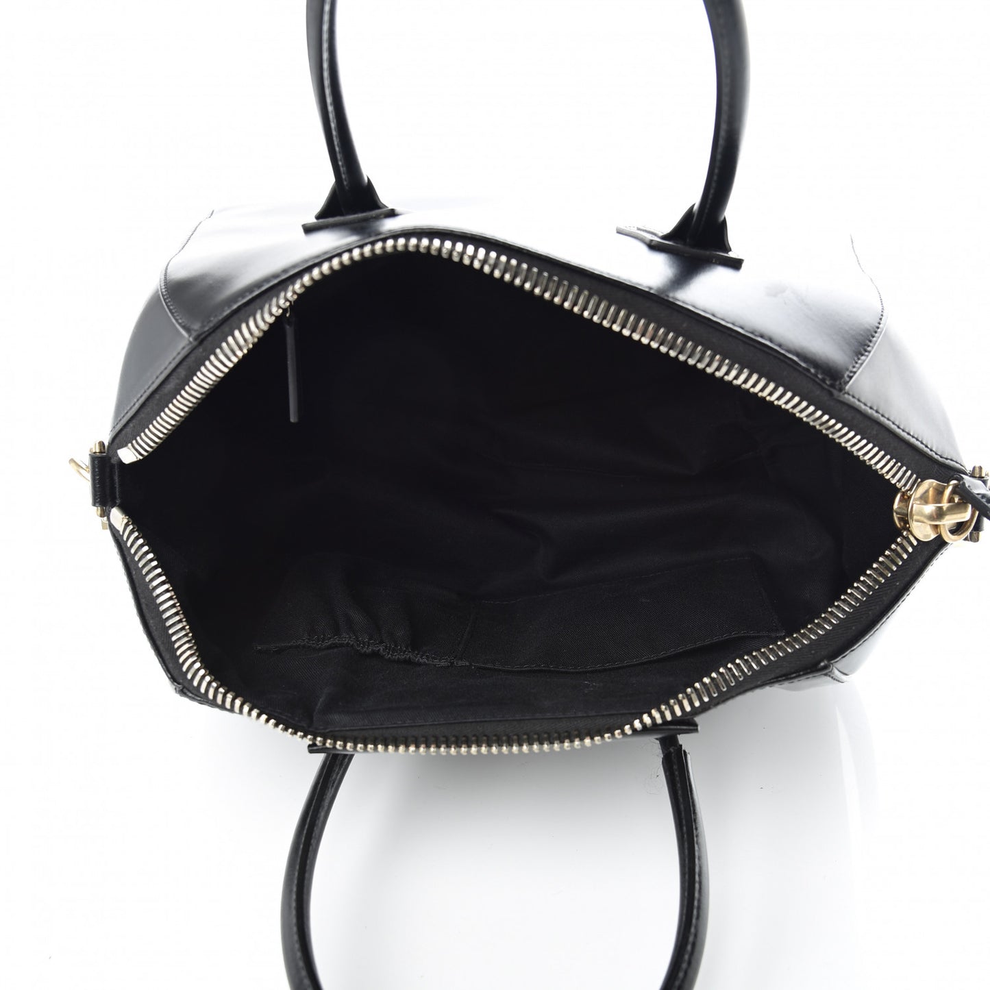Shiny Lord Calfskin Medium Antigona Black