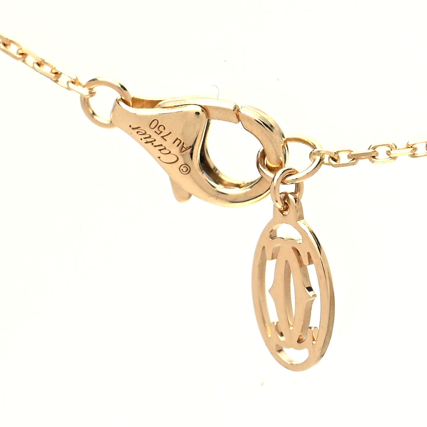 18K Yellow Gold Diamond XS D'Amour Pendant Necklace
