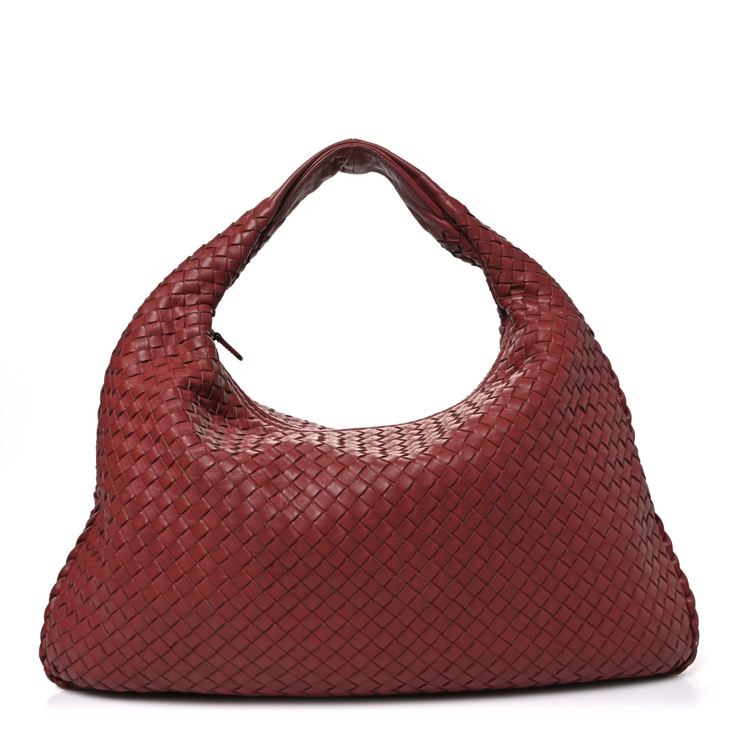 Bottega Veneta Nappa Intrecciato Large Veneta Hobo Brique 1 of 11