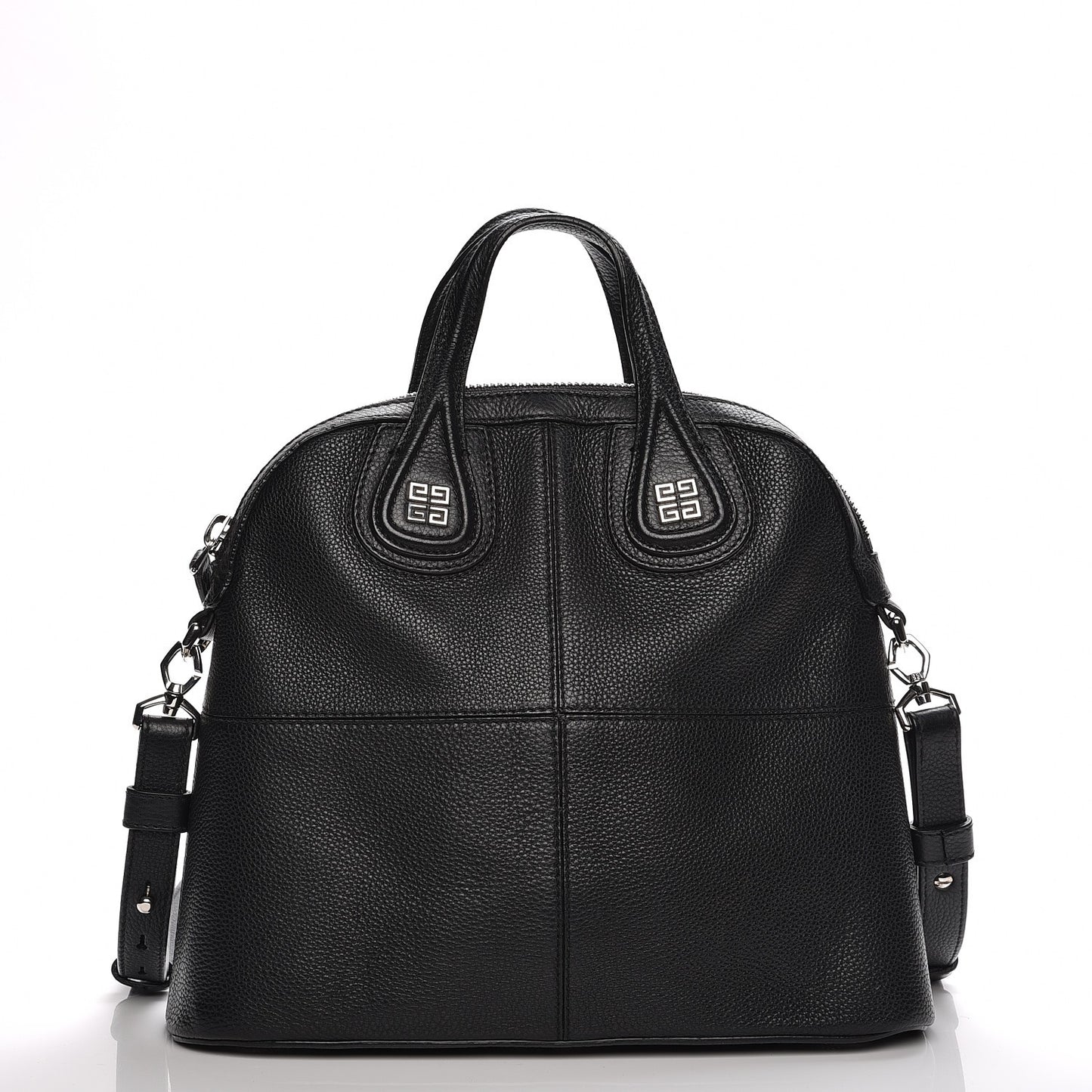 Pebbled Calfskin Medium Palma Nightingale Black