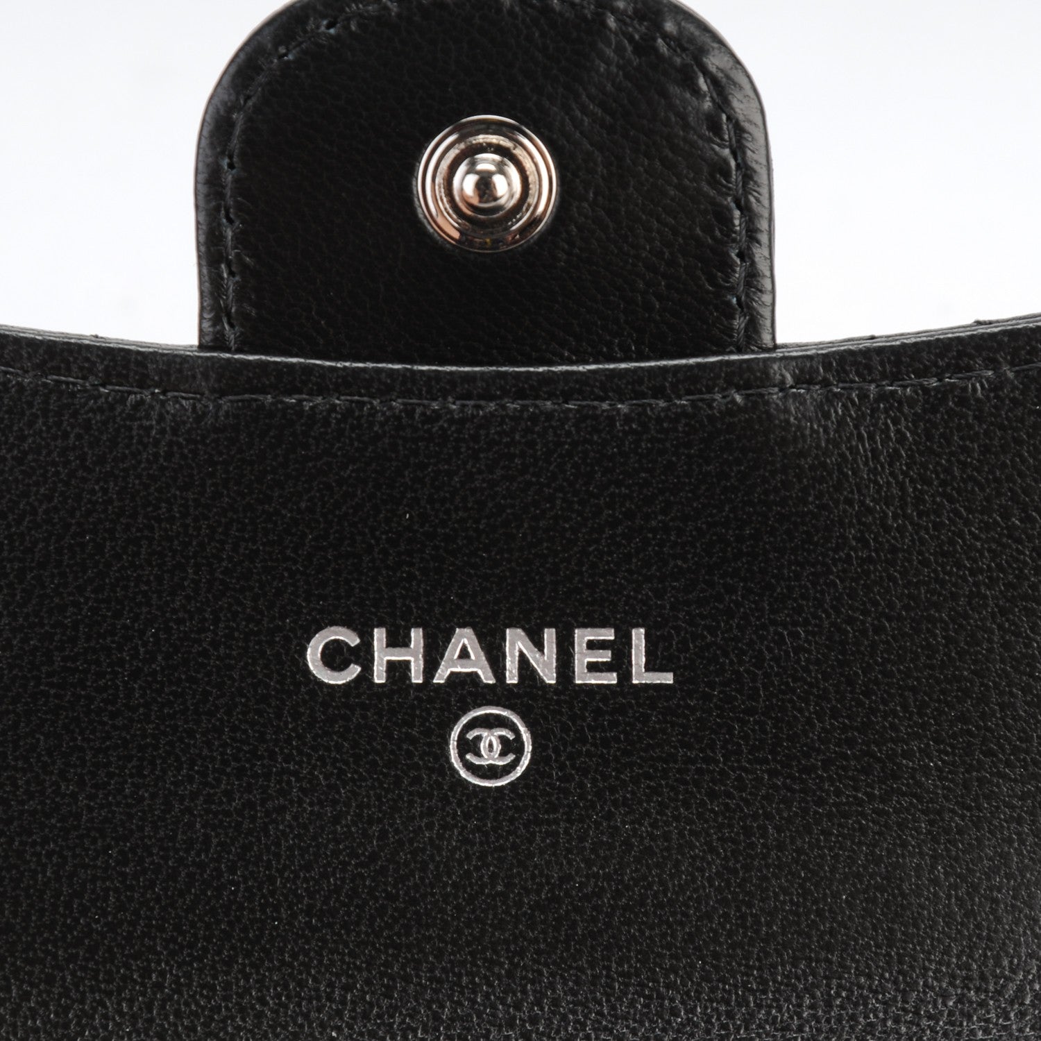 Chanel Lambskin Quilted Flap Card Holder Black 5 of 8
