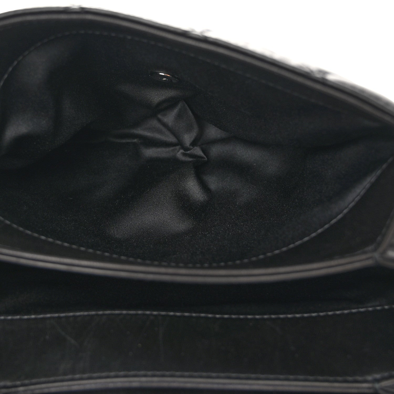 Chanel Lambskin Quilted Large Chanel 3 Flap Black 5 of 10