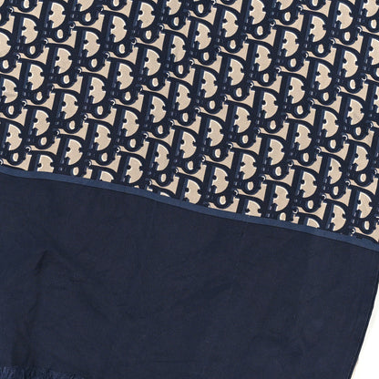 Christian Dior Silk Oblique Scarf Blue 3 of 3