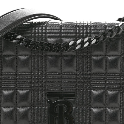 Burberry Lambskin Quilted Small Lola Bag Black 8 of 14