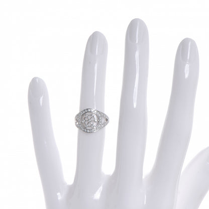 Tiffany Platinum Diamond Voile Ring 4.5 2 of 8