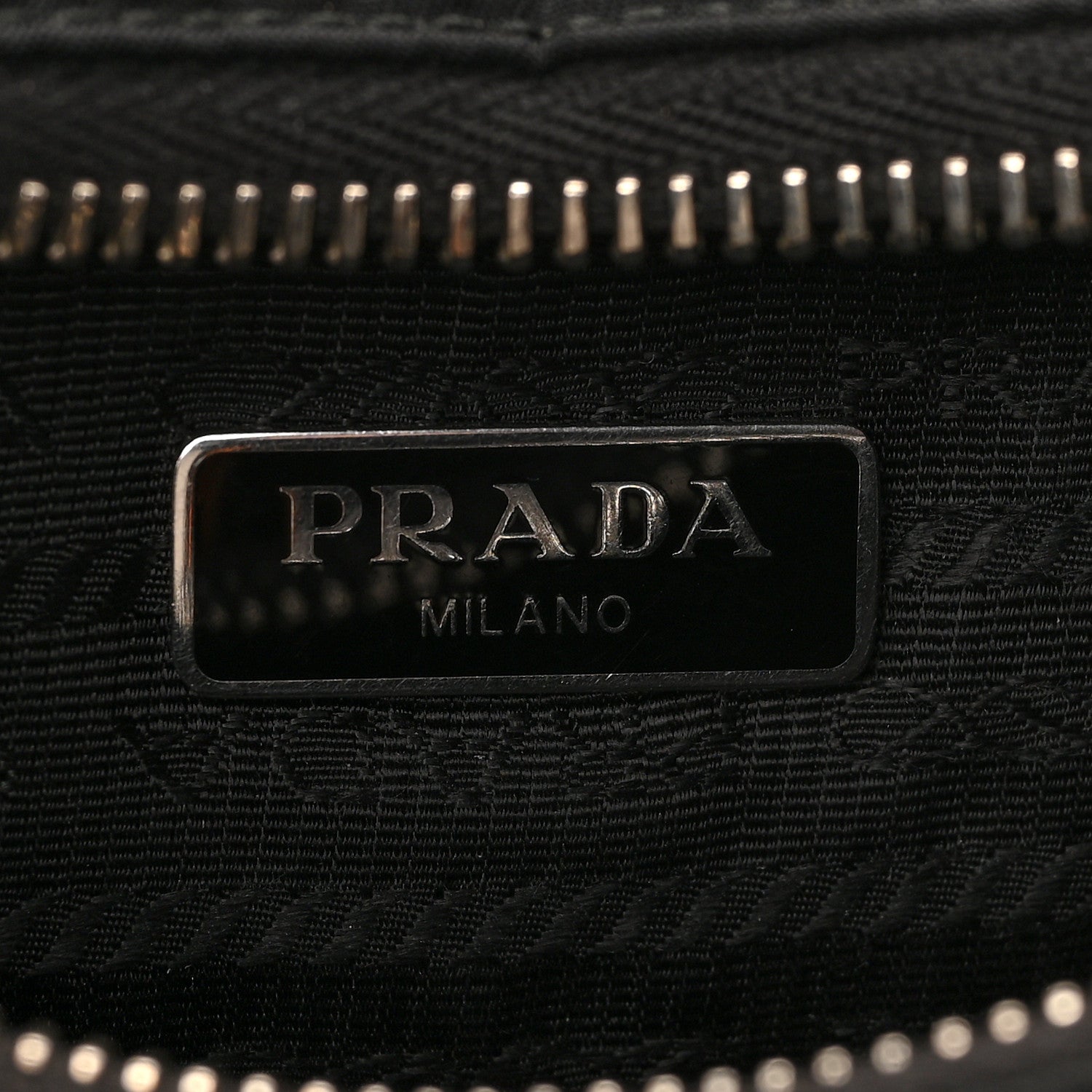 Prada Tessuto Nylon Saffiano Mini Re-Edition 2005 Bag Black 6 of 9