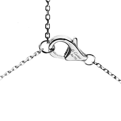 Cartier 18K White Gold Diamond XS D'Amour Pendant Necklace 5 of 6