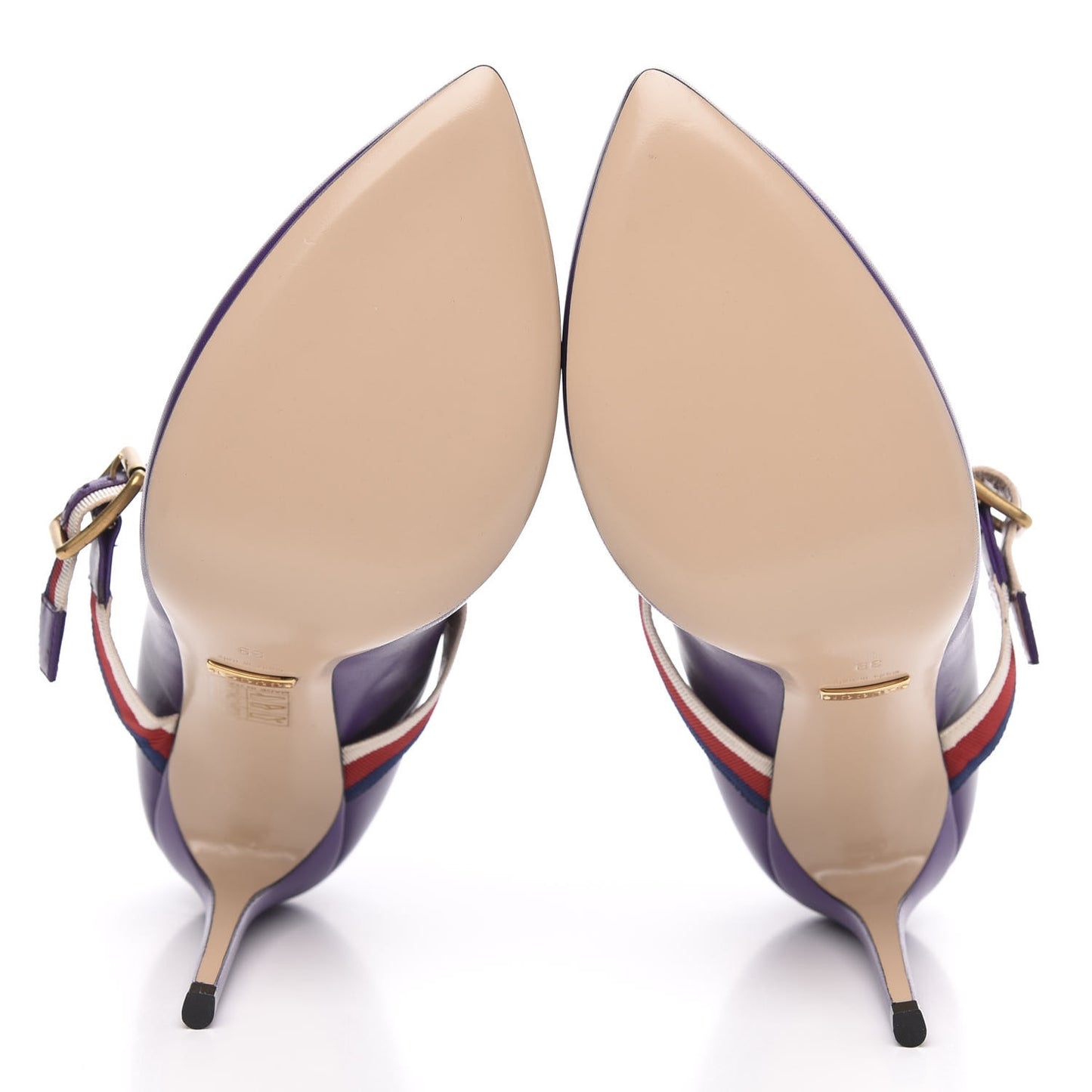 Malaga Kid Sylvie High Heel Pumps 39 Shine Purple