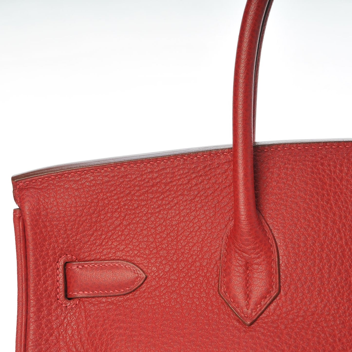 Buffle Skipper Birkin 35 Rouge Vif