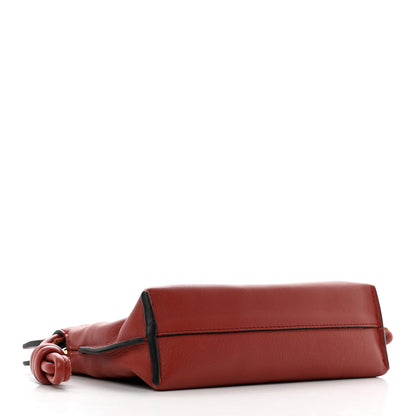 Loewe Calfskin Nano Flamenco Knot Clutch Dark Red 4 of 6