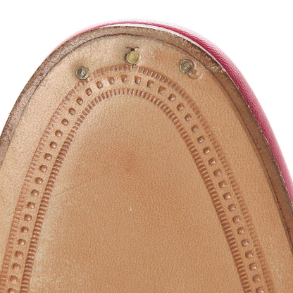 Gucci Lambskin Womens Brixton Horsebit Loafers 35 Hot Pink 8 of 11