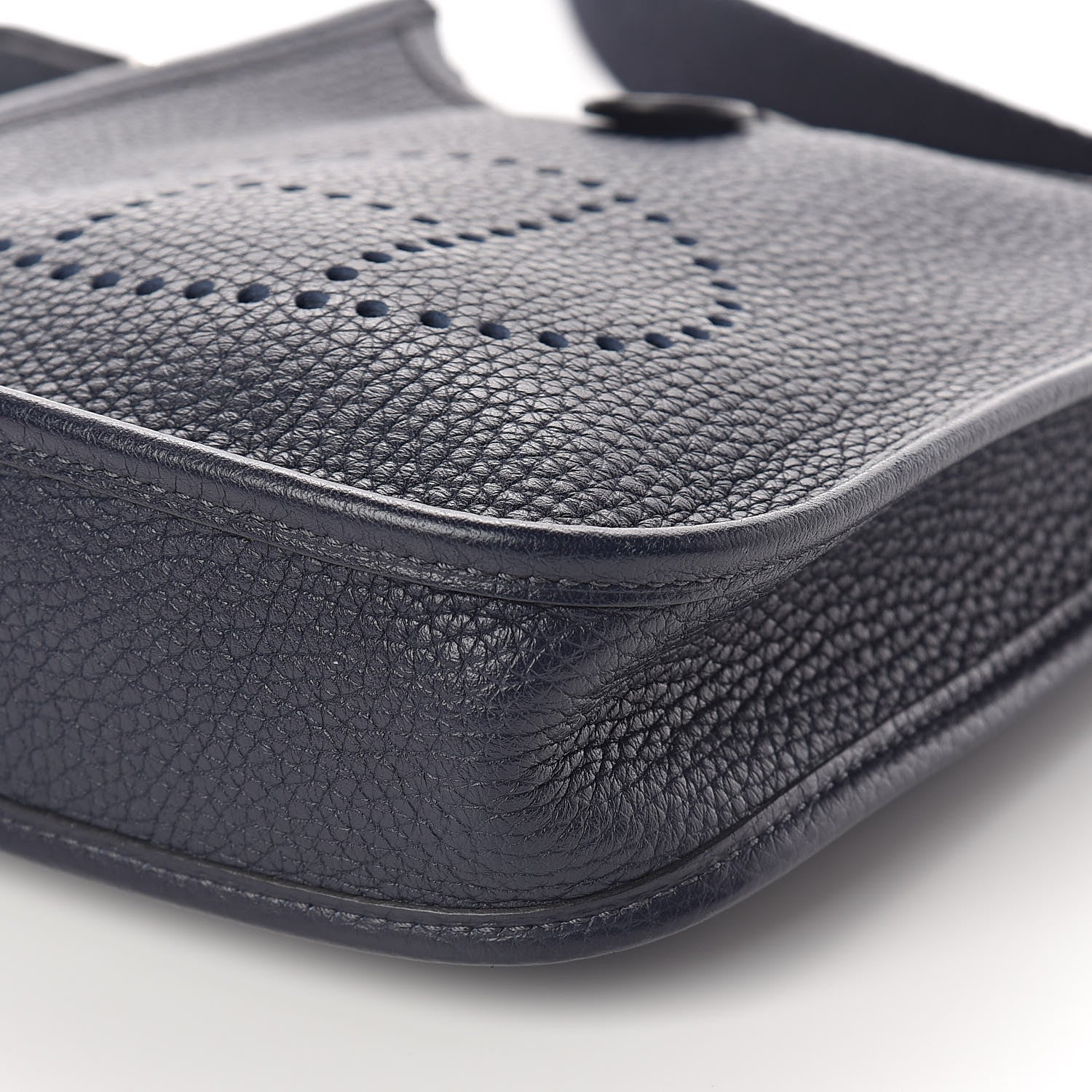 Hermes Taurillon Clemence Amazone Evelyne TPM Bleu Nuit Bleu Indigo 9 of 10