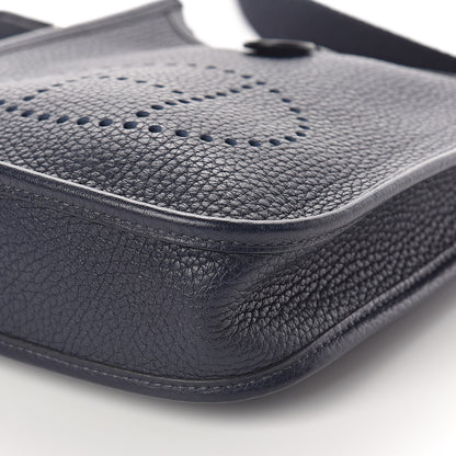 Hermes Taurillon Clemence Amazone Evelyne TPM Bleu Nuit Bleu Indigo 9 of 10