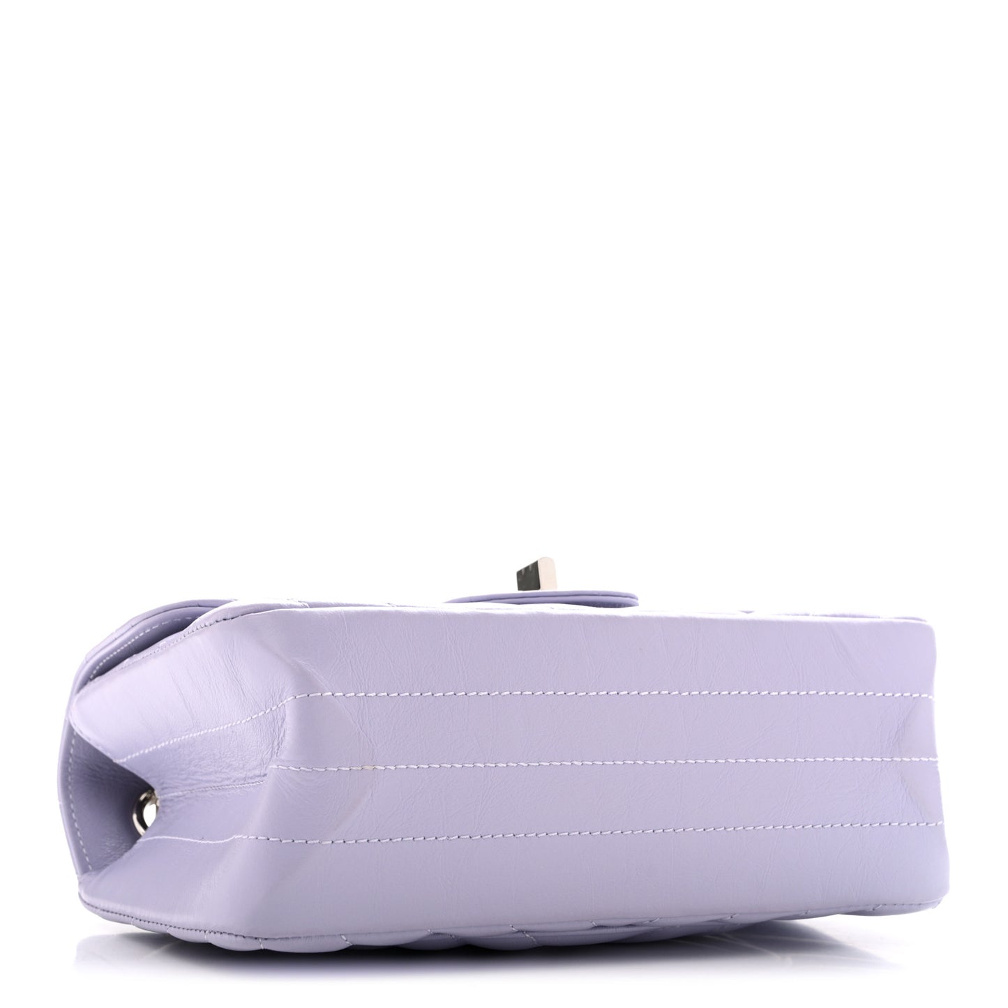 Aged Calfskin Chevron Quilted 2.55 Reissue Mini Flap Light Purple