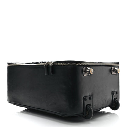 Chanel Aged Calfskin Quilted Case Trolley Black 4 of 16