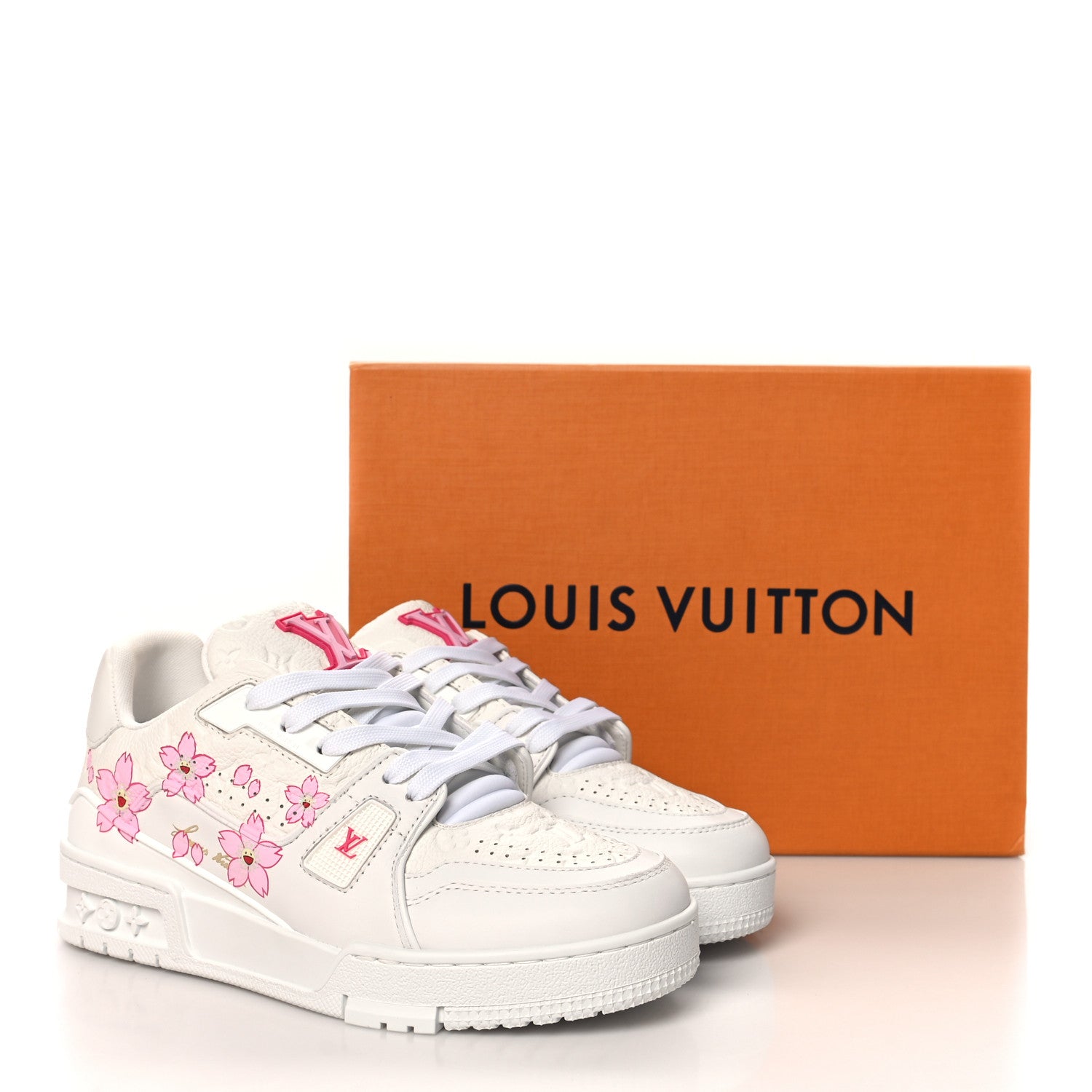 Louis Vuitton LV X TM Calfskin Womens LV Trainer Sneakers 36 White 9 of 9
