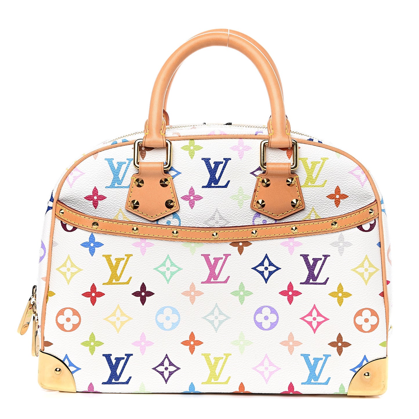 Monogram Multicolor Trouville White