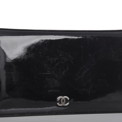 Chanel Patent CC Yen Wallet Black 11 of 11