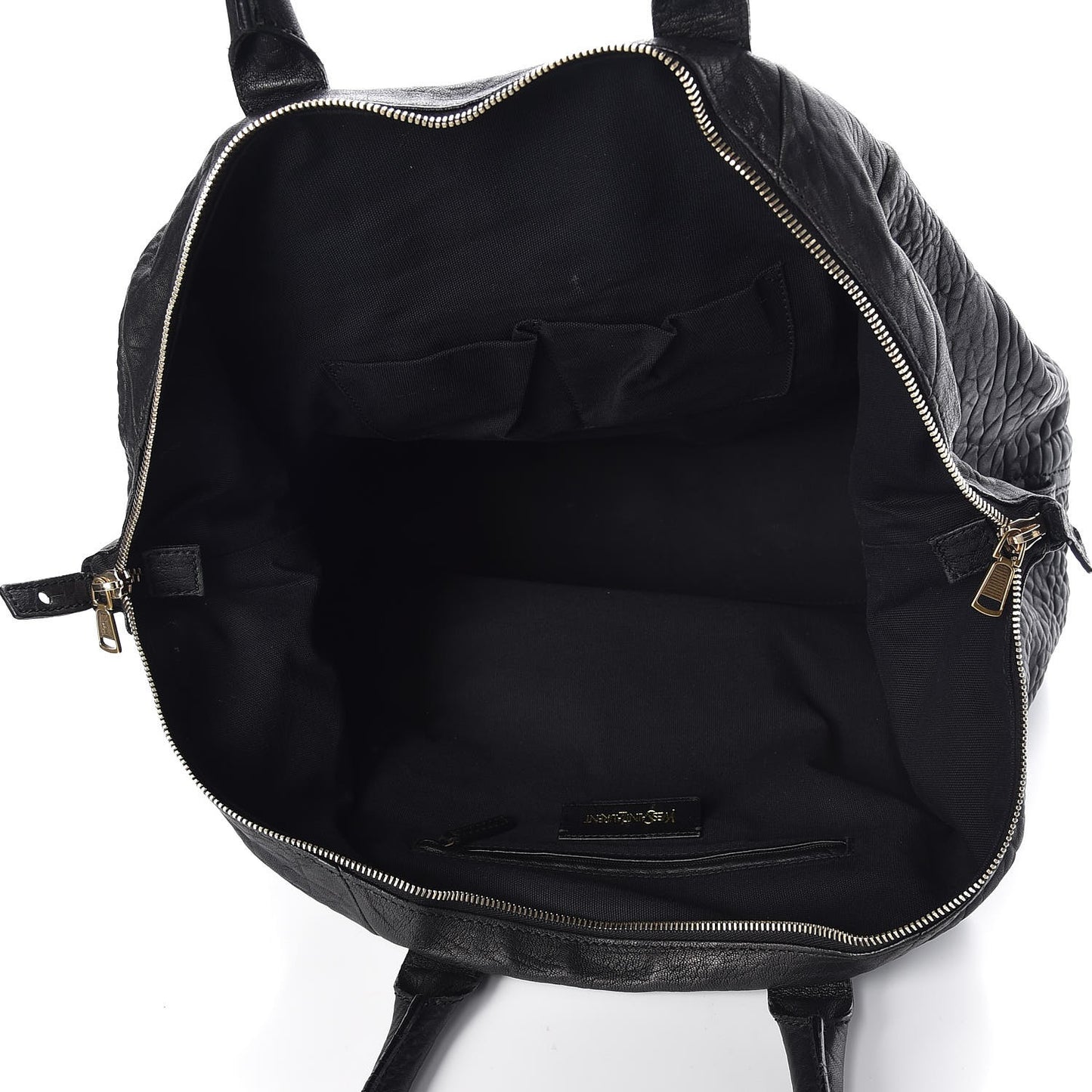 Pebbled Lambskin Medium Easy Sac Black