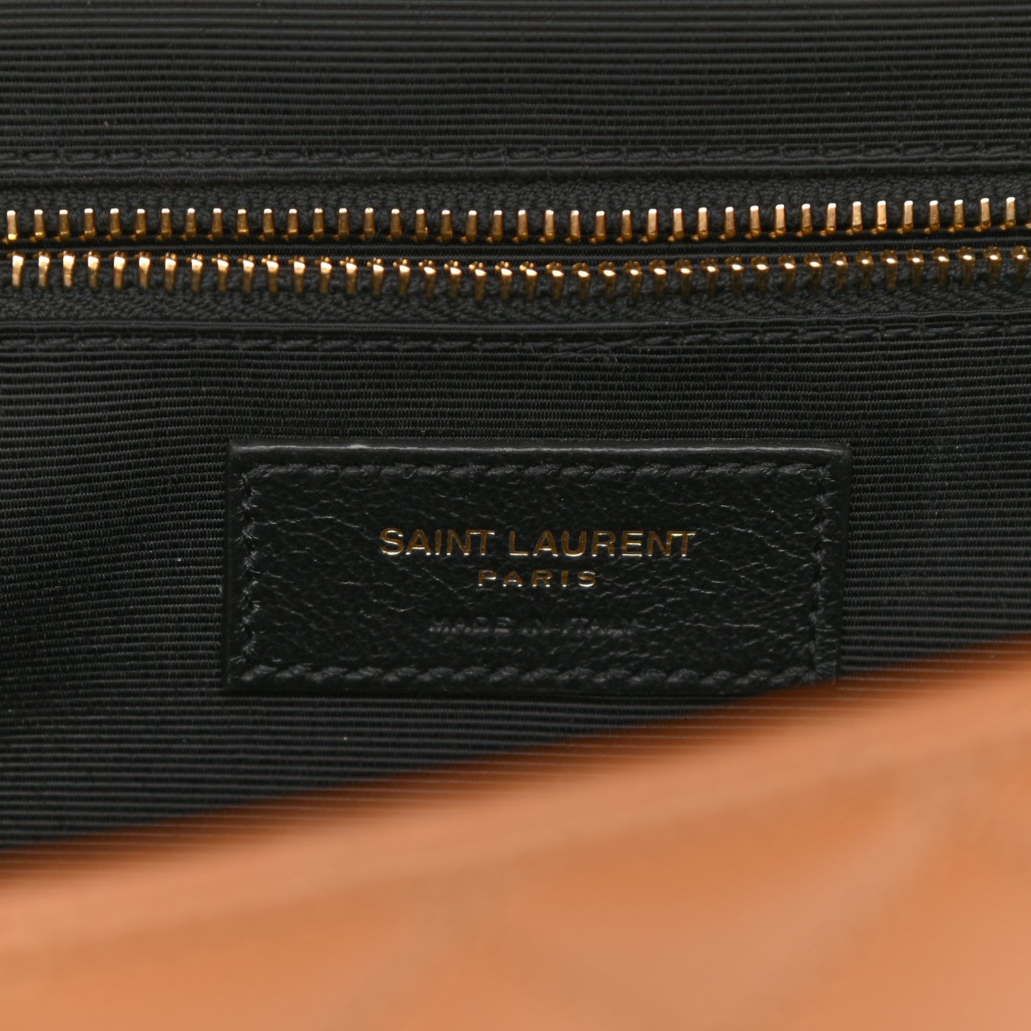 Saint Laurent Grain De Poudre Textured Mixed Matelasse Triquilt Large Monogram Satchel Dune 7 of 9