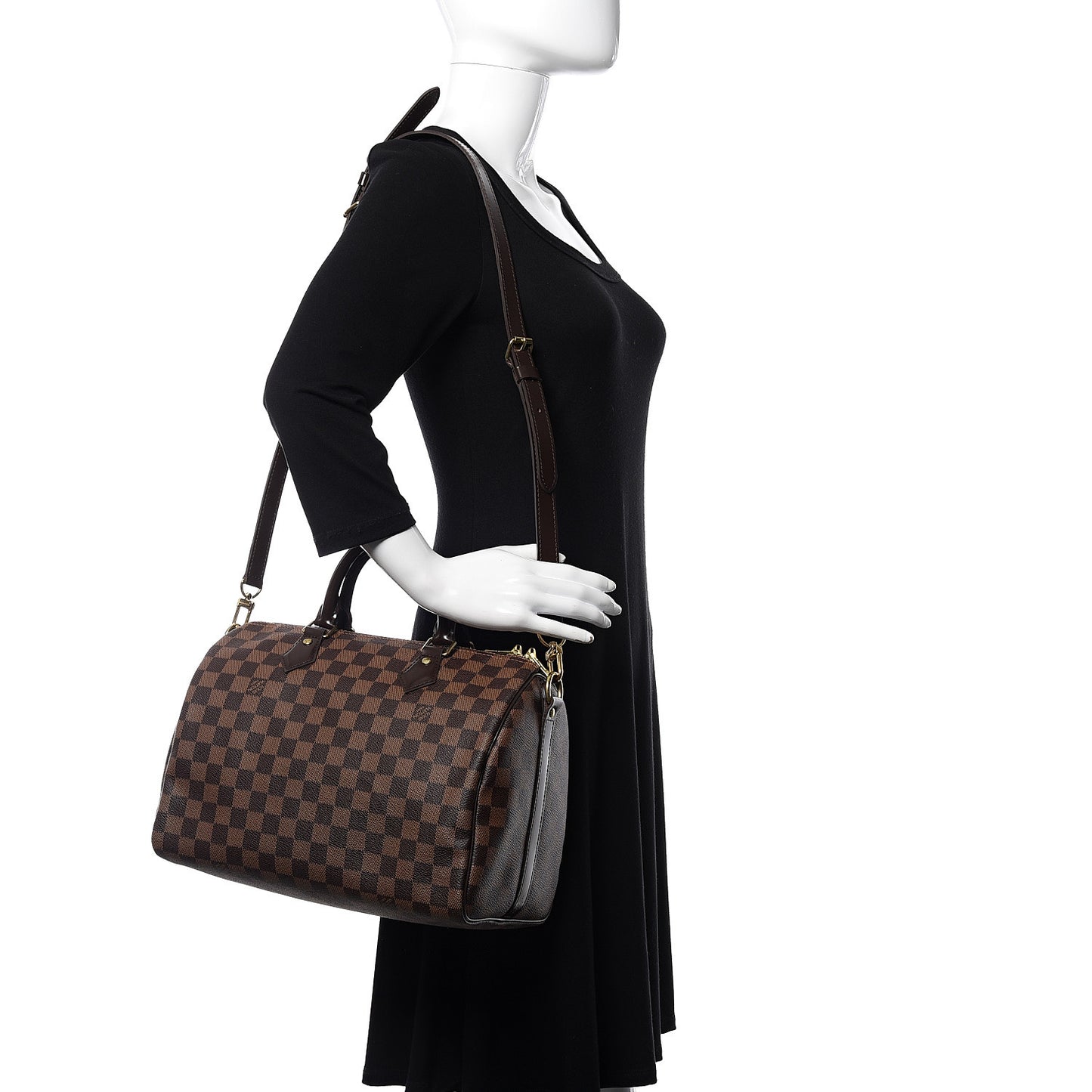 Damier Ebene Speedy Bandouliere 30