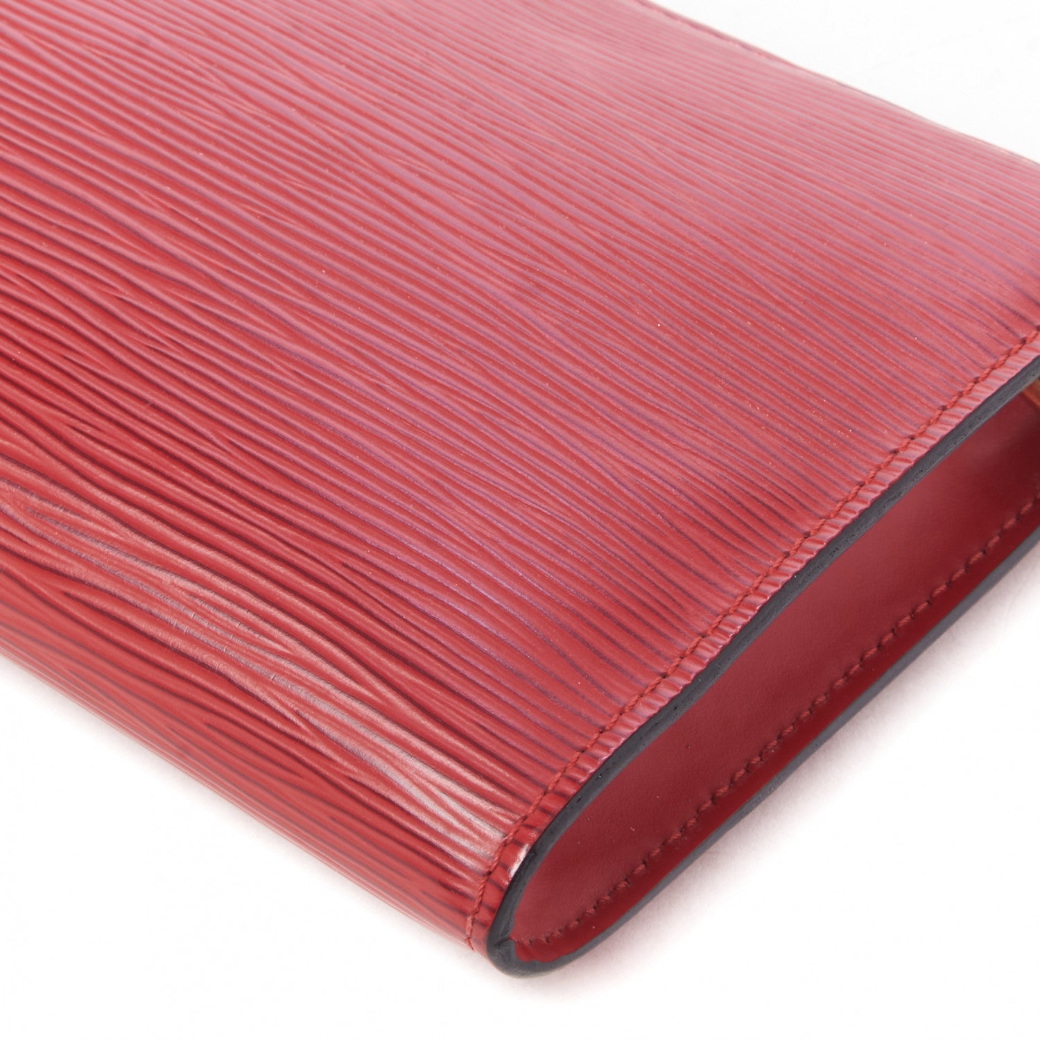 Louis Vuitton Epi Pochette Accessories 24 Castillan Red 5 of 8