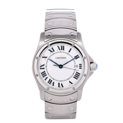 Cartier Stainless Steel 29mm Santos Cougar Quartz Watch 1 of 6