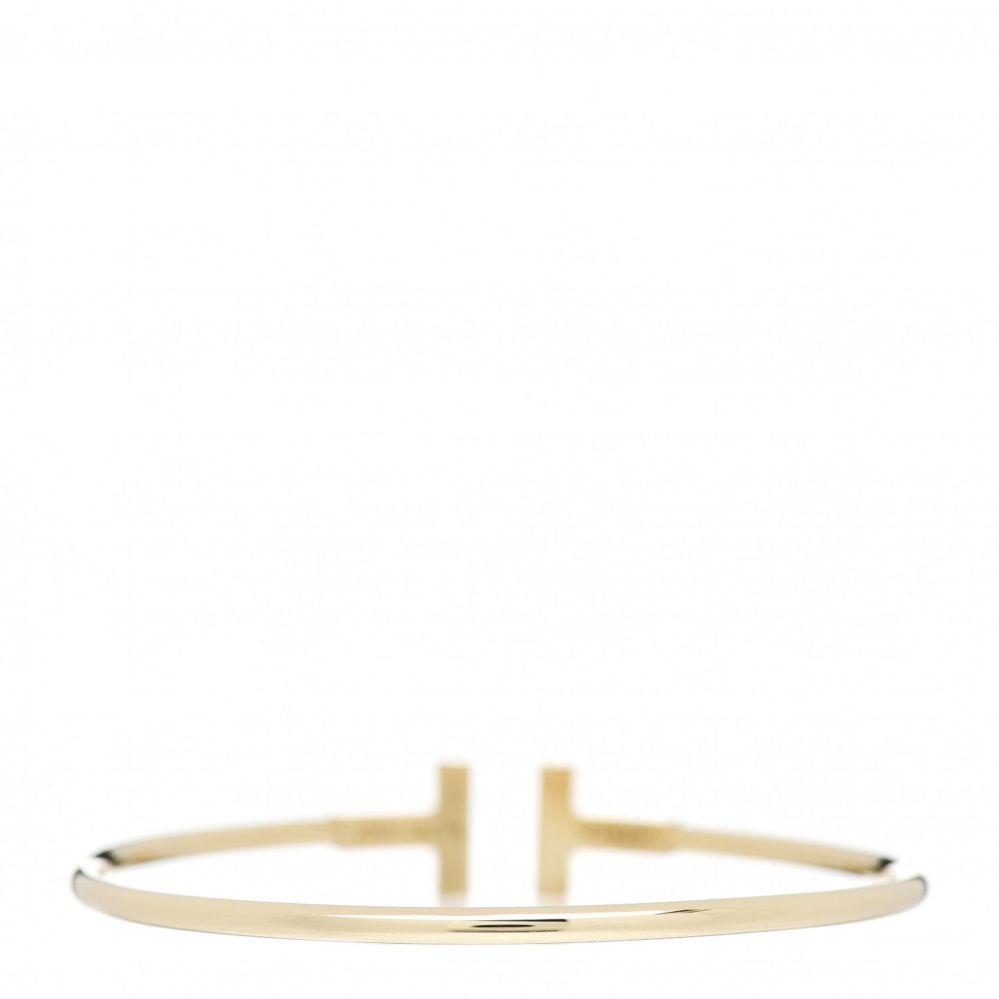18K Yellow Gold Turquoise T Wire Bracelet