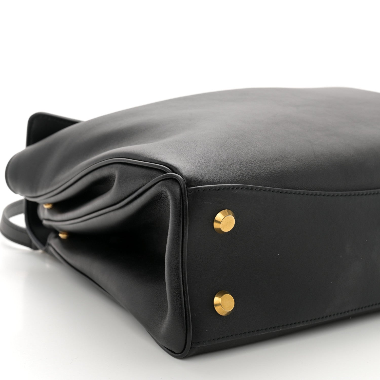 Balenciaga Natural Smooth Calfskin Medium Rodeo Top Handle Handbag Black 8 of 9