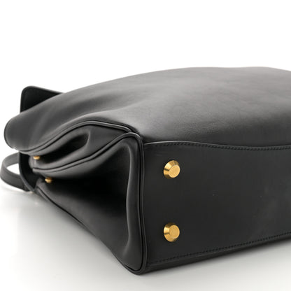Balenciaga Natural Smooth Calfskin Medium Rodeo Top Handle Handbag Black 8 of 9