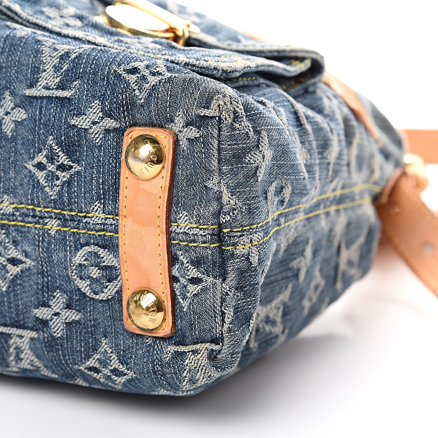 Monogram Denim Baggy PM Blue
