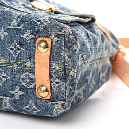 Louis Vuitton Monogram Denim Baggy PM Blue 10 of 14