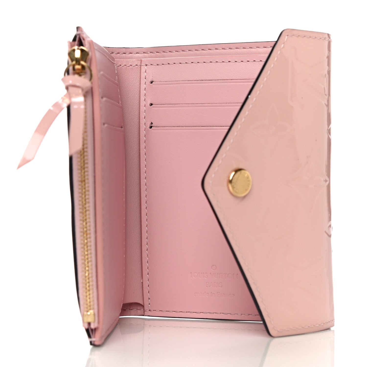 Louis Vuitton Vernis Victorine Wallet Rose Ballerine 5 of 10