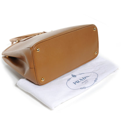 Prada Saffiano Lux Parabole Tote Caramel 4 of 10