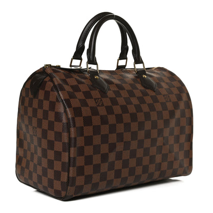 Louis Vuitton Damier Ebene Speedy 30 3 of 12