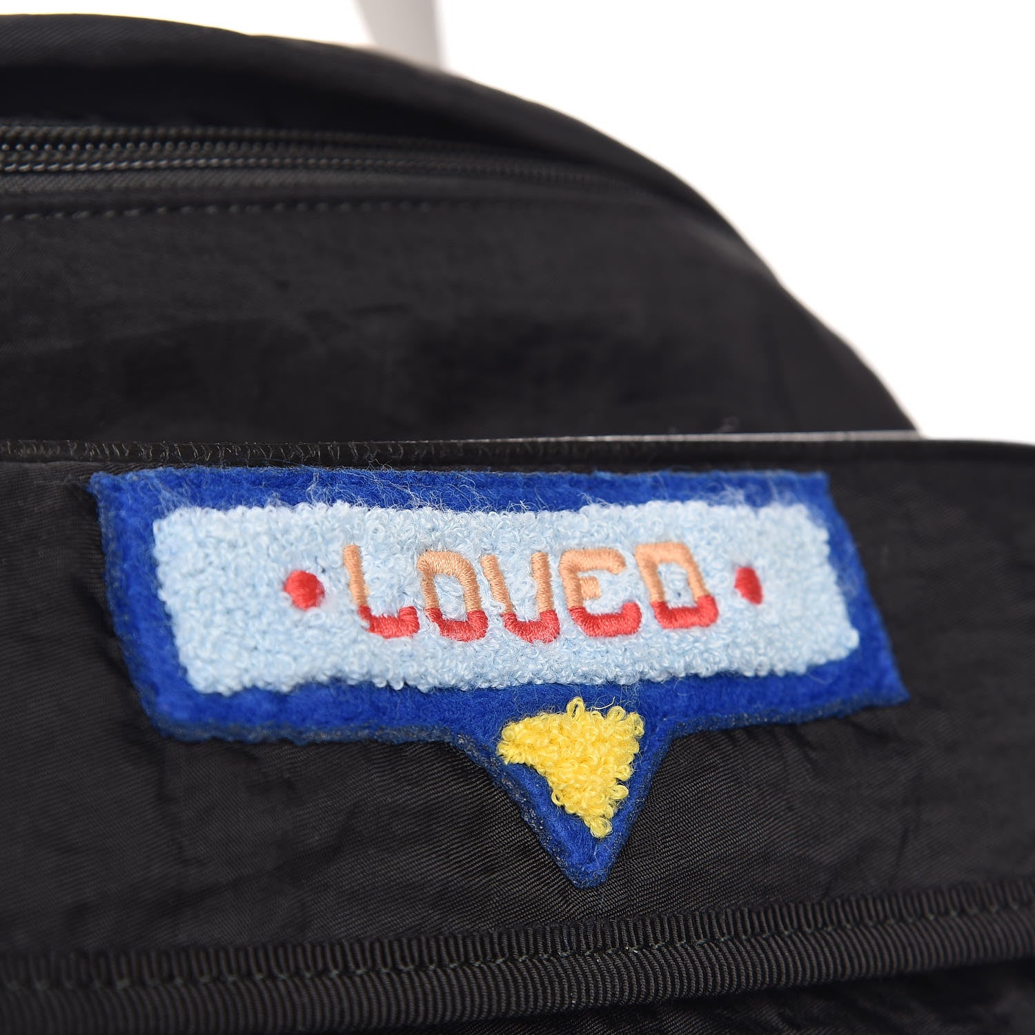 Gucci Nylon 80s Logo Patch Belt Bag Black 9 of 11