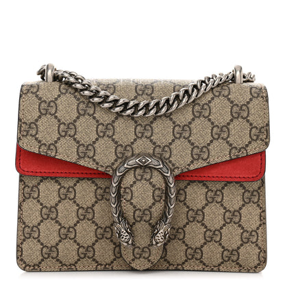 Gucci GG Supreme Monogram Mini Dionysus Shoulder Bag Hibiscus Red 1 of 11