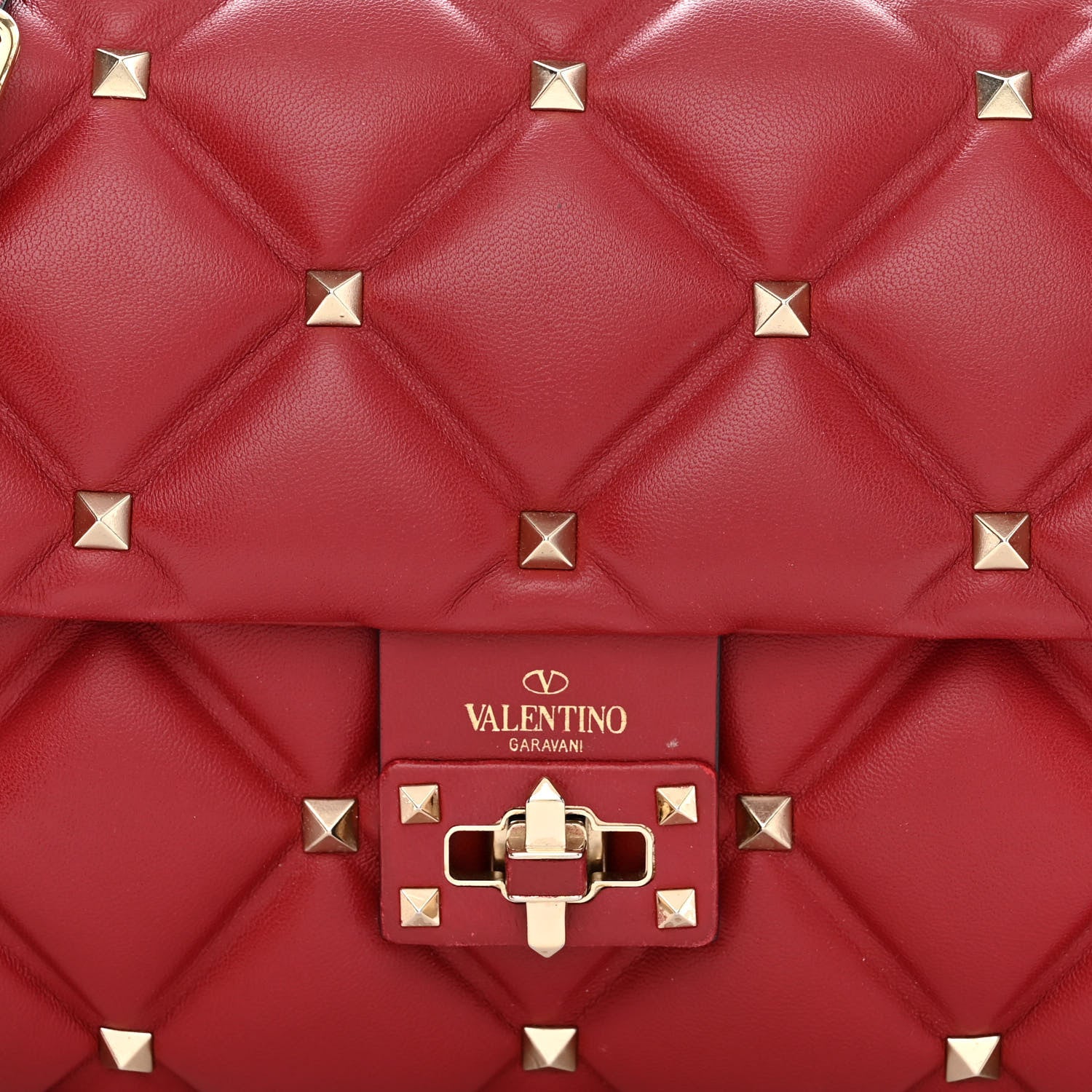 Valentino Garavani Nappa Candystud Crossbody Red 8 of 11