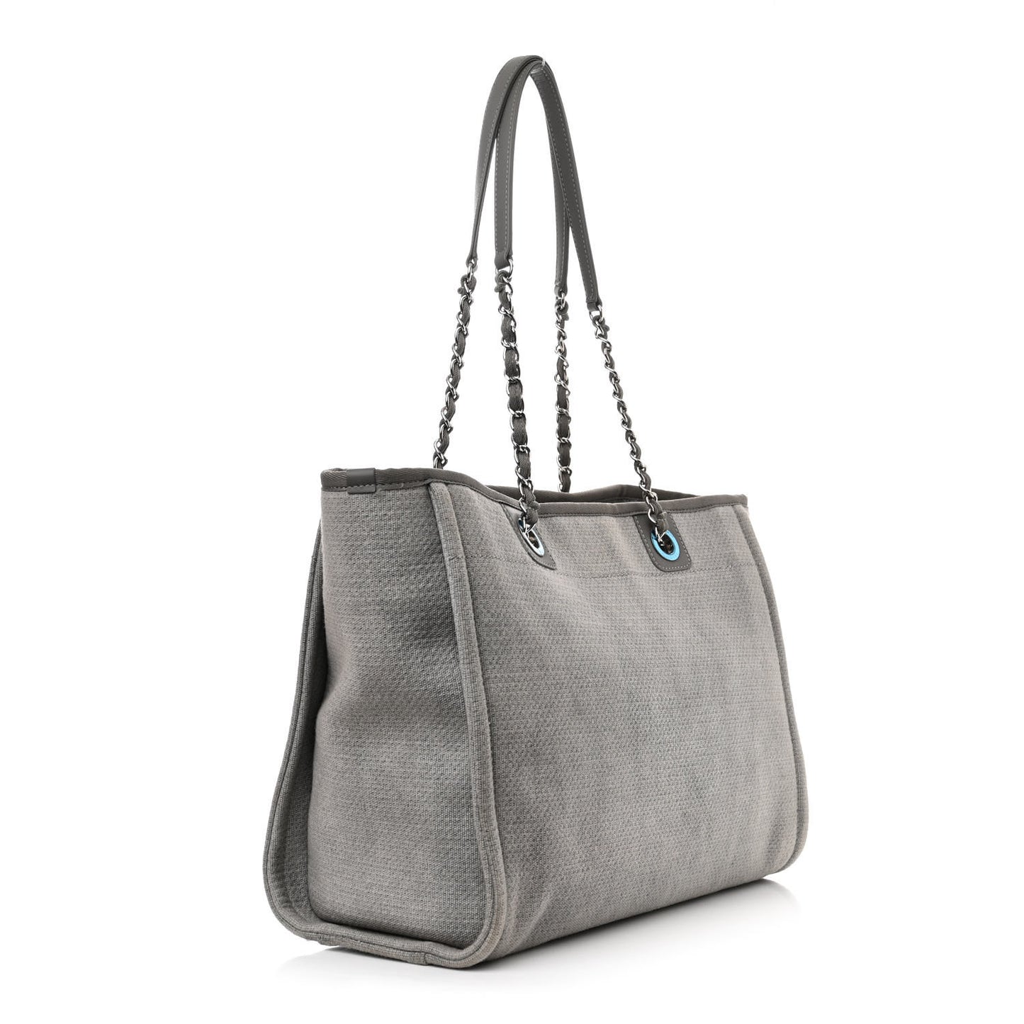 Mixed Fibers Small Deauville Tote Light Grey