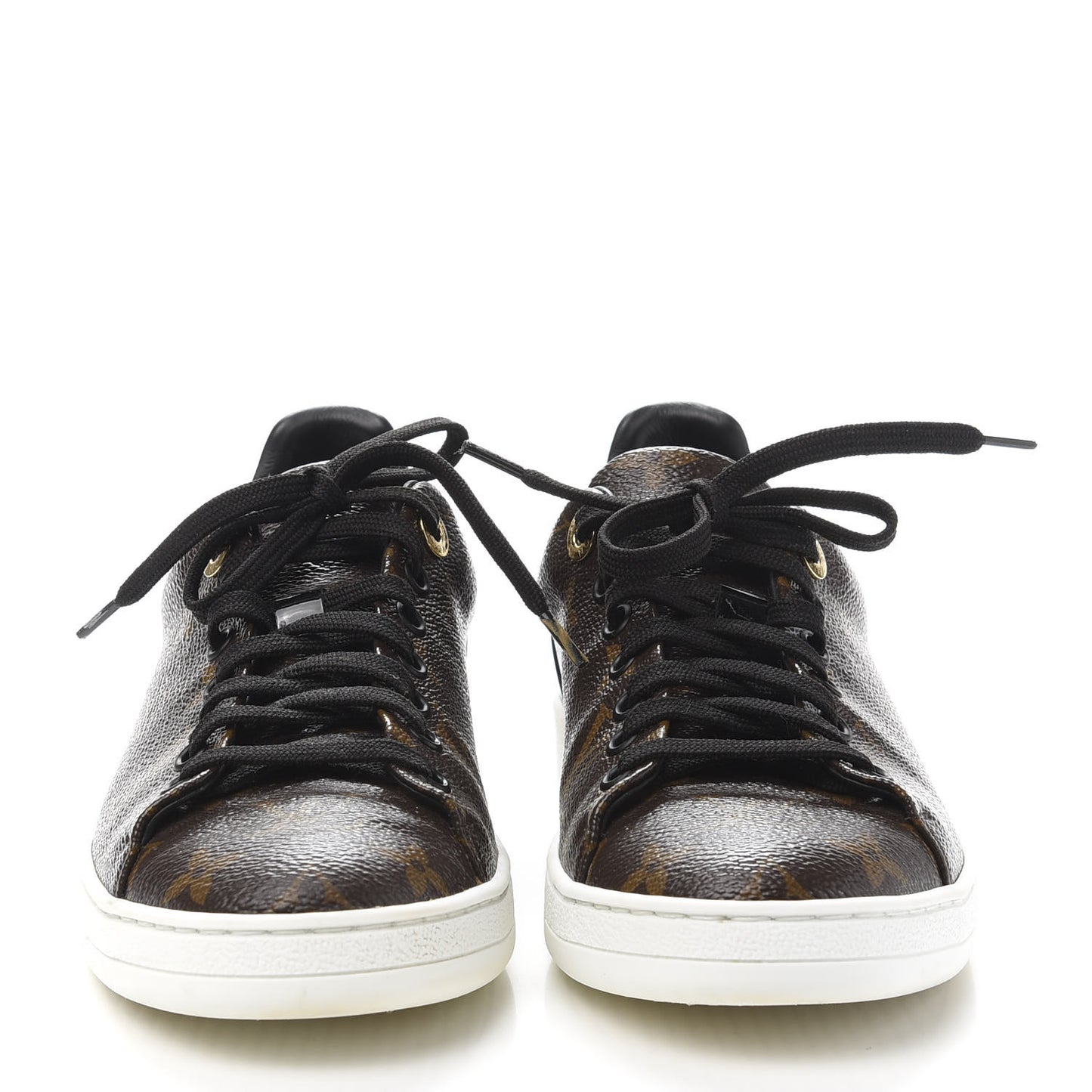 Patent Monogram Frontrow Sneakers 38